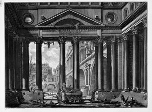 Secondo frontespizio per 4 volumi da Giovanni Battista Piranesi